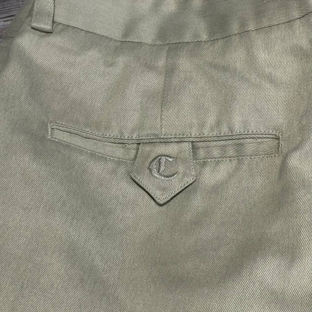 Callaway Golf Apparel Men's Pleated Pants 36W x 34L Beige Pro‎ Spin Cotton